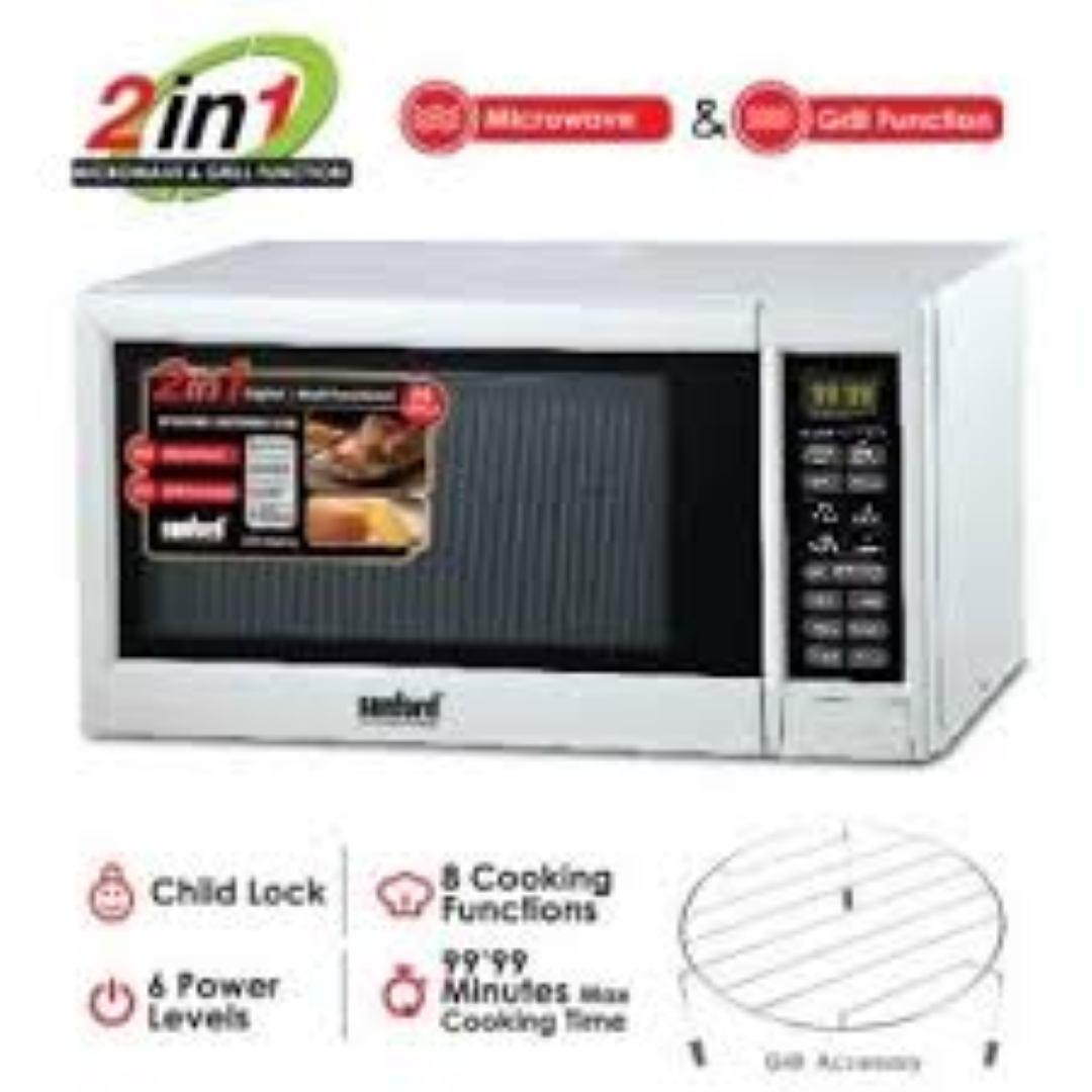 SANFORD MICROWAVE GRILL OWEN 25LT SILVER SF5632MO